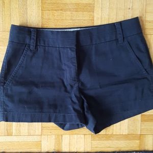 J. Crew 3" navy Chino shorts